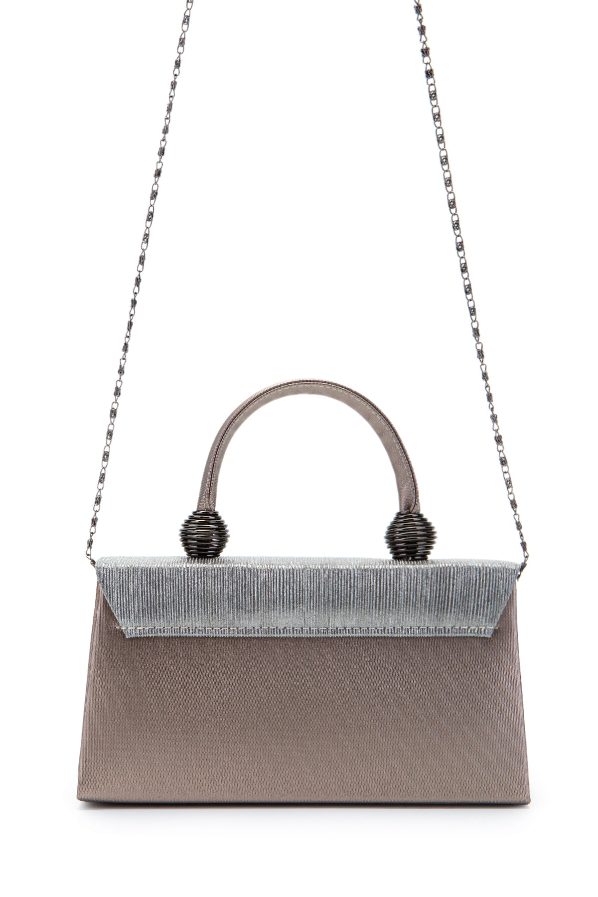 Sim Dokulu Mandy Abiye El Çantası Vizon