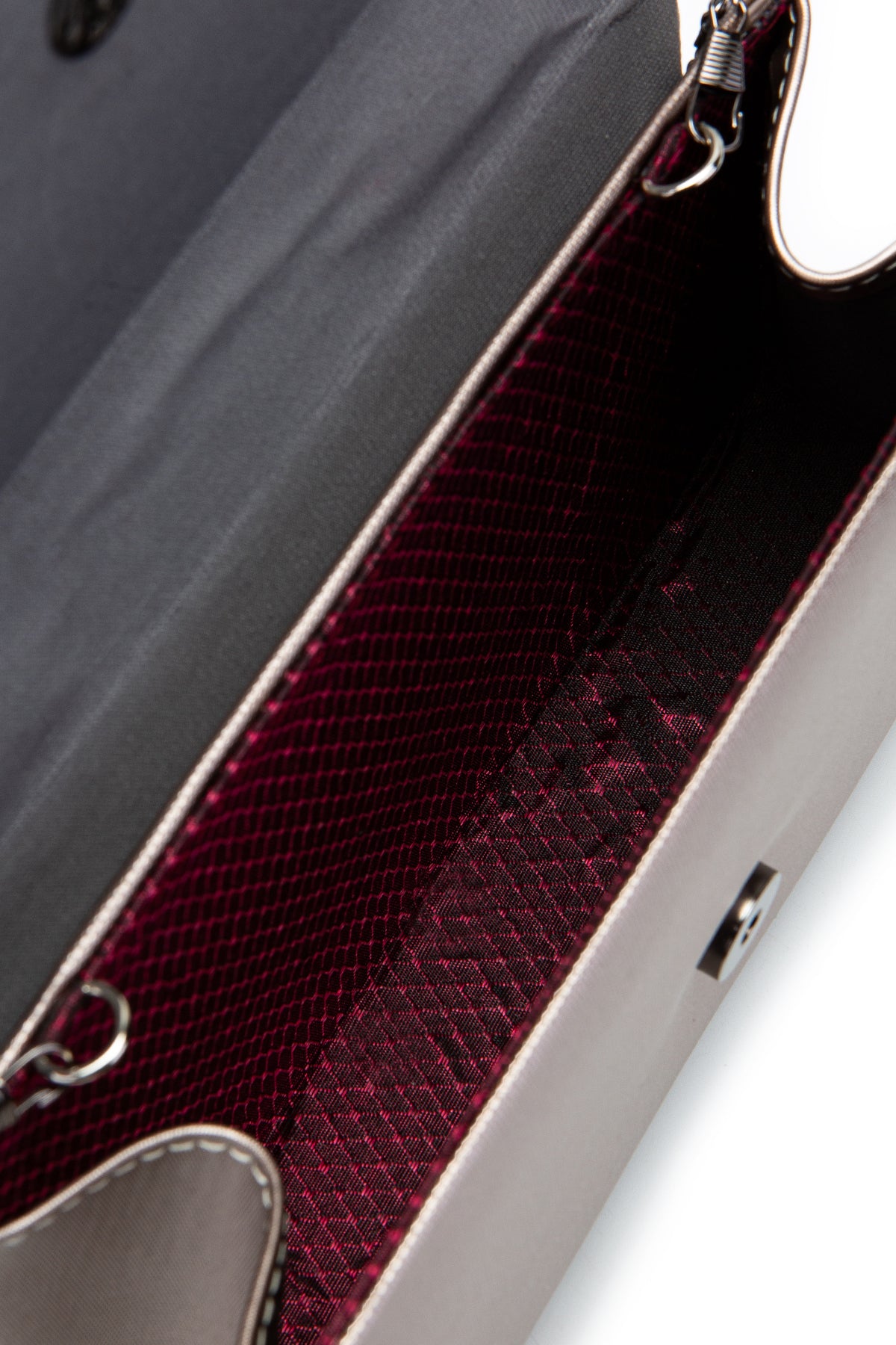 Sim Dokulu Mandy Abiye El Çantası Vizon