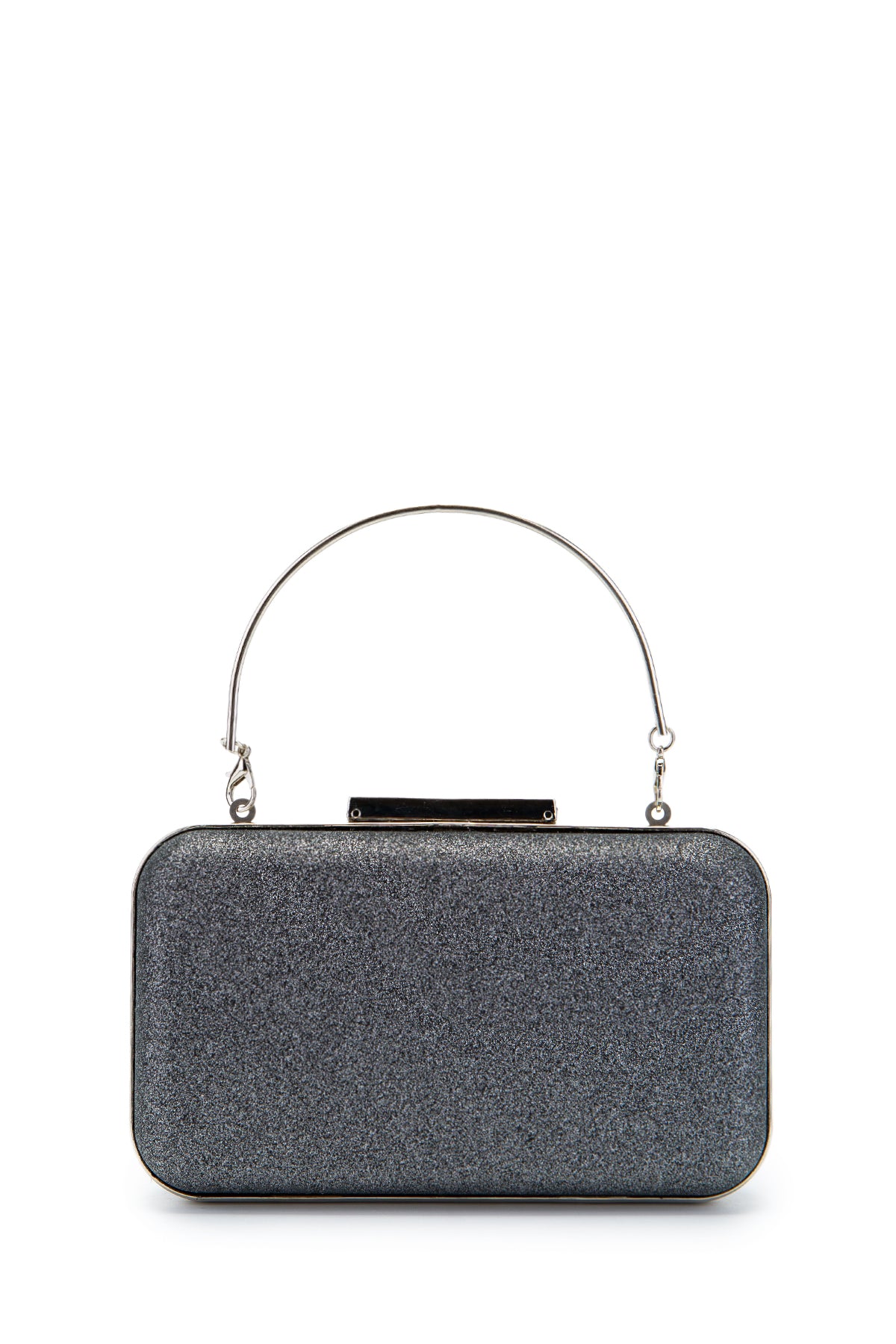 Taşlı Premium Debbie Abiye El Çantası Antrasit