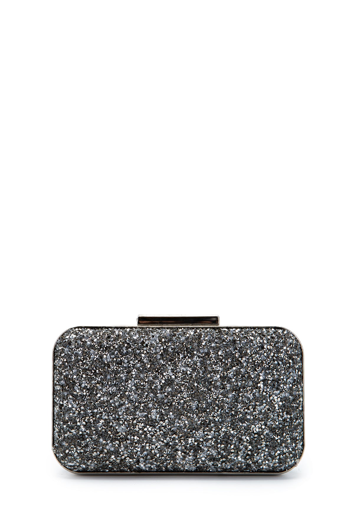 Taşlı Premium Debbie Abiye El Çantası Antrasit