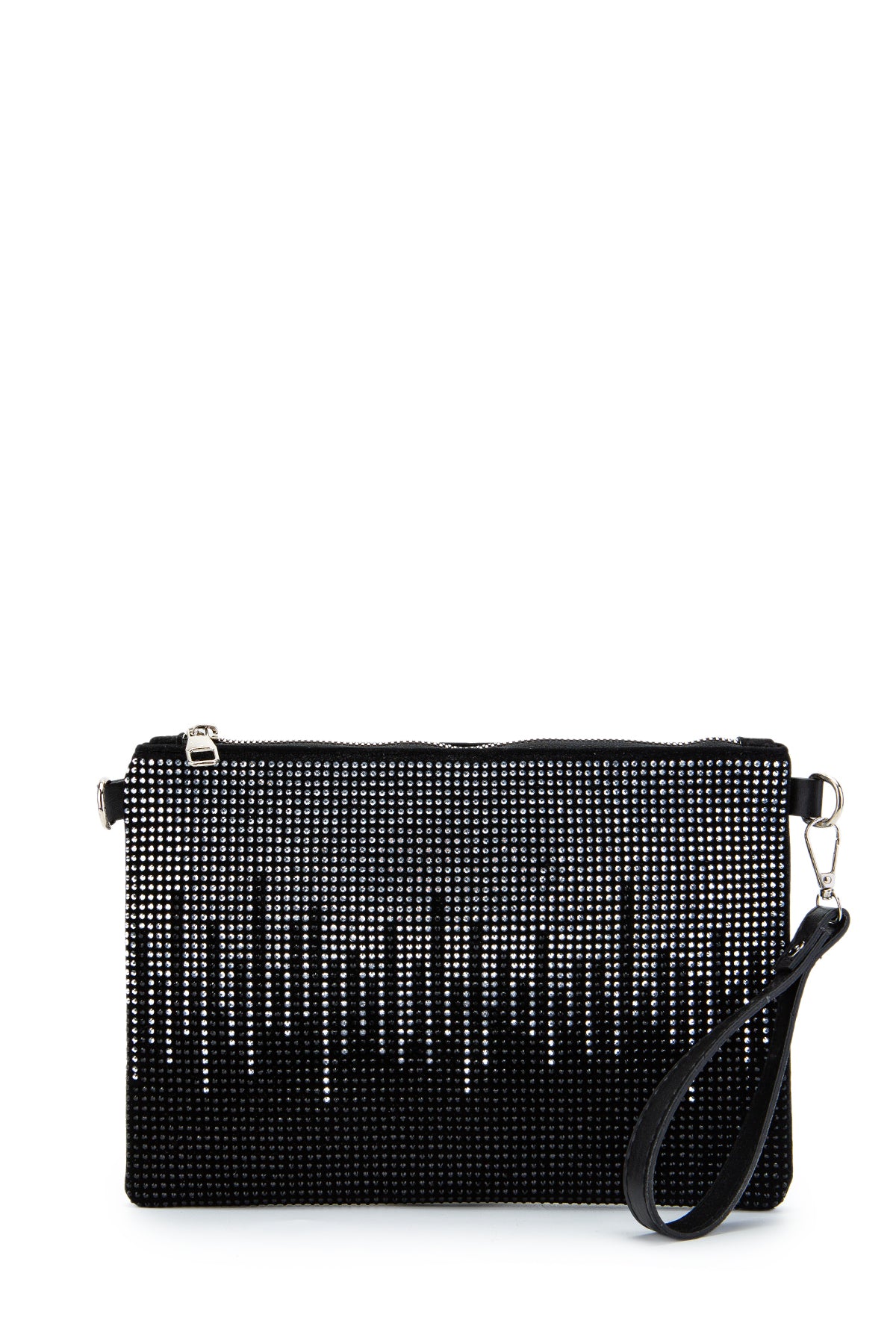 Taş Detaylı Clutch Kadın Abiye Çanta Rexie Çizgili