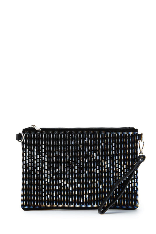 Taş Detaylı Clutch Kadın Abiye Çanta Rexie Karışık