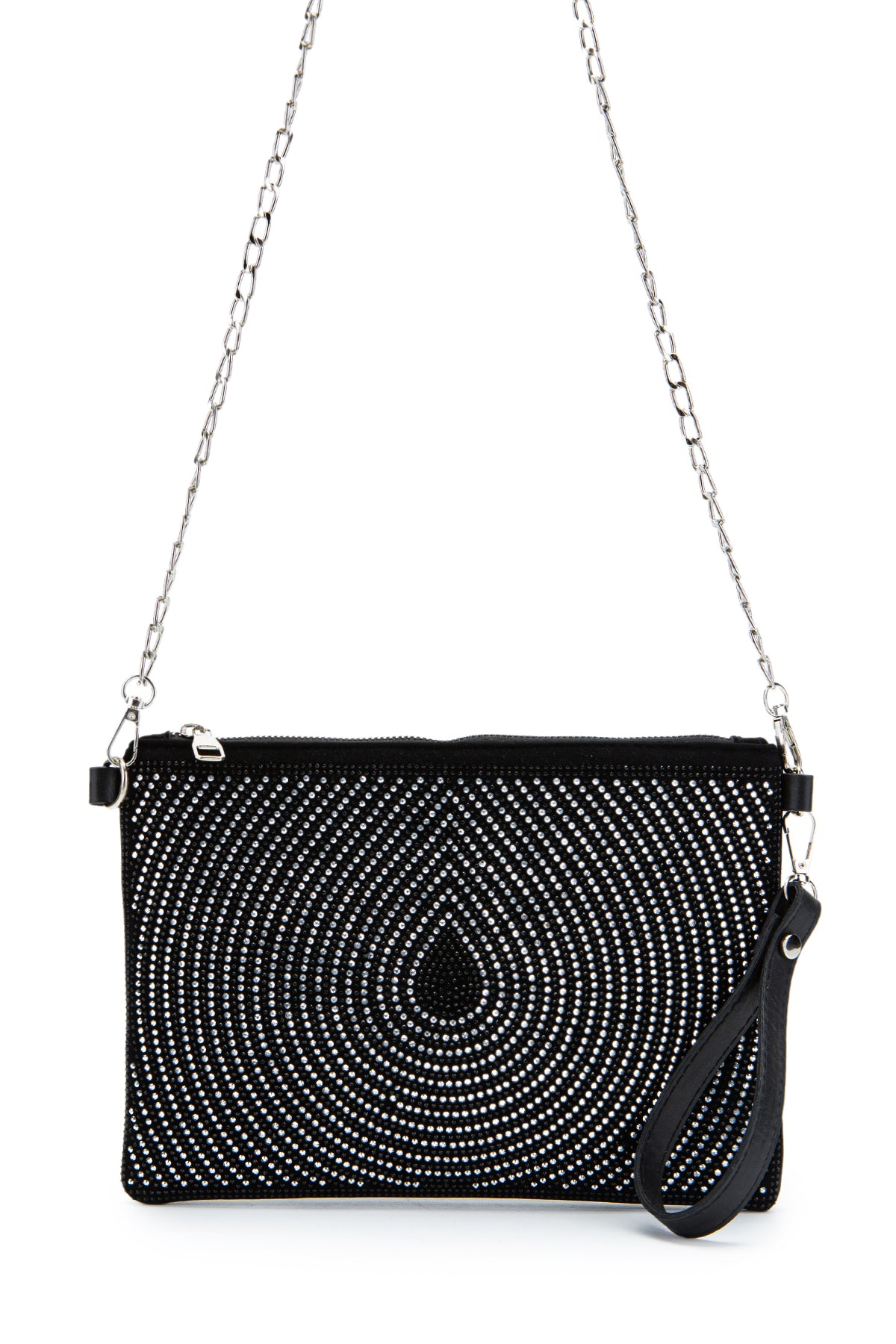 Taş Detaylı Clutch Kadın Abiye Çanta Rexie Damla