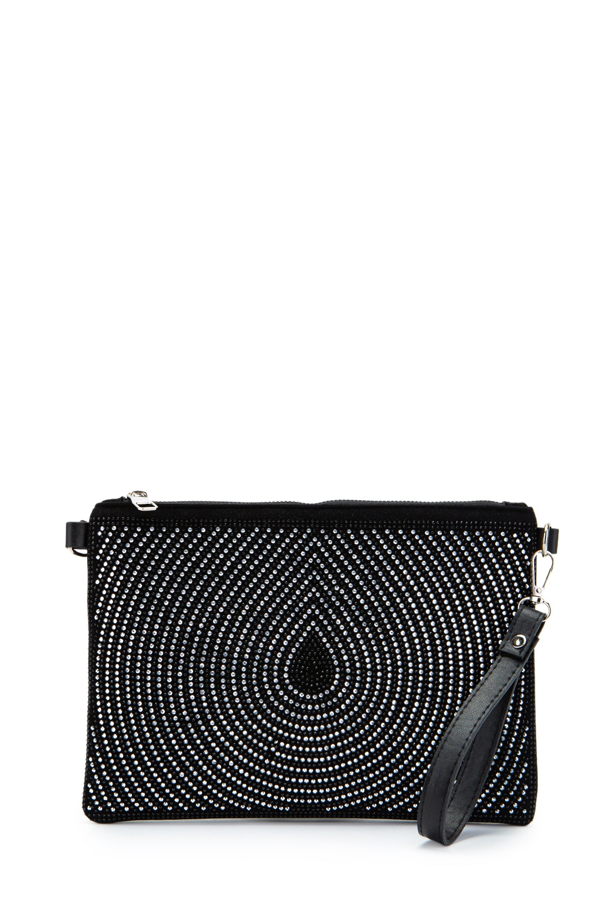 Taş Detaylı Clutch Kadın Abiye Çanta Rexie Damla