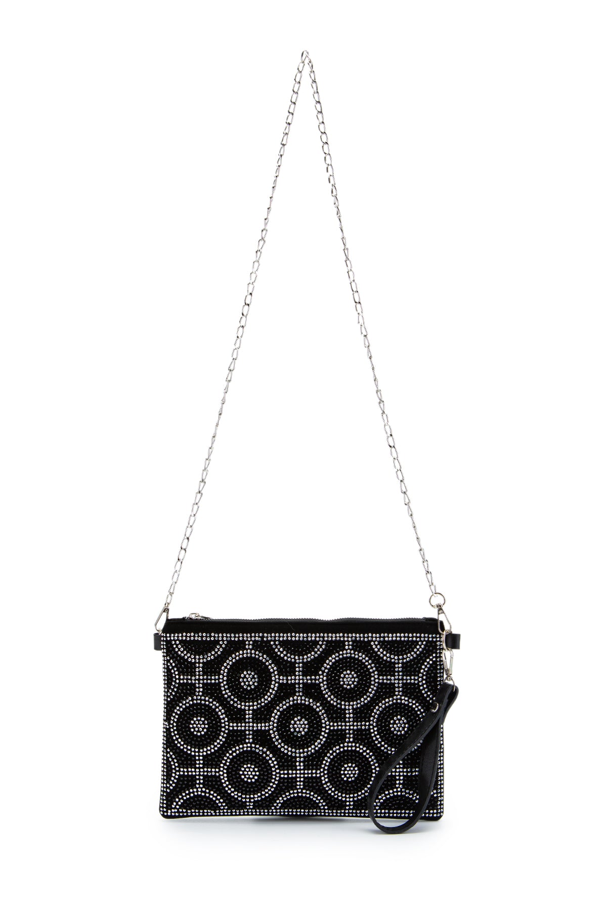 Taş Detaylı Clutch Kadın Abiye Çanta Rexie Halka