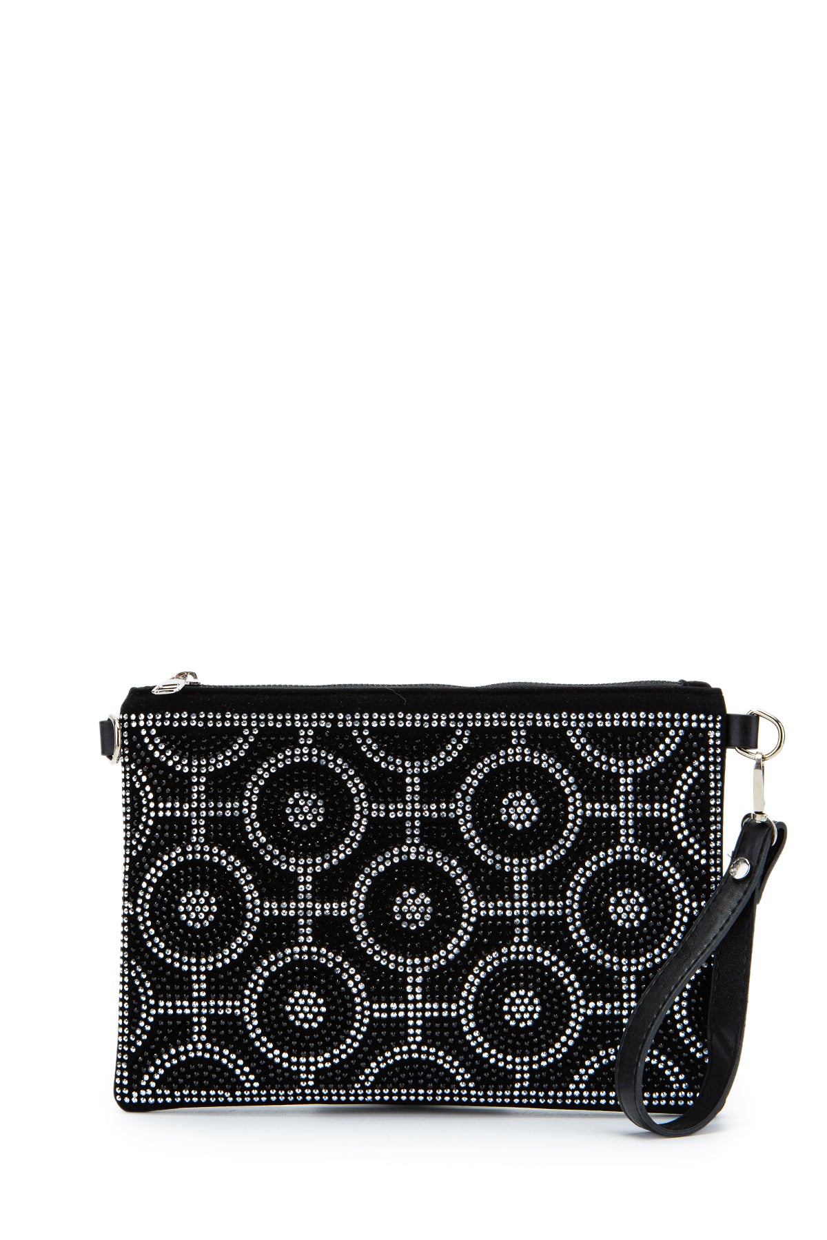 Taş Detaylı Clutch Kadın Abiye Çanta Rexie Halka