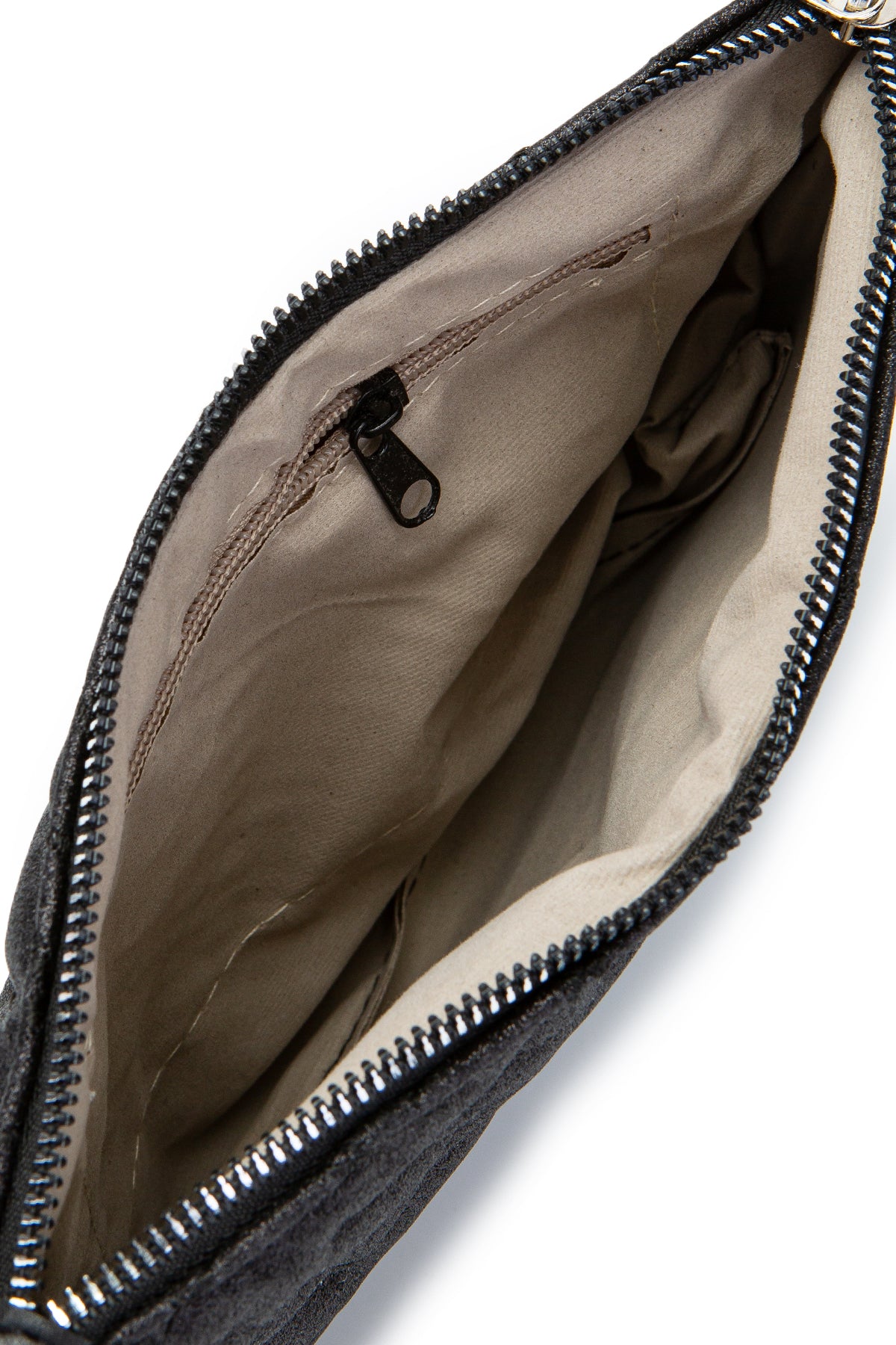 Dikişli Clutch Star Kadın Yıldız Çapraz Çanta Simli Siyah