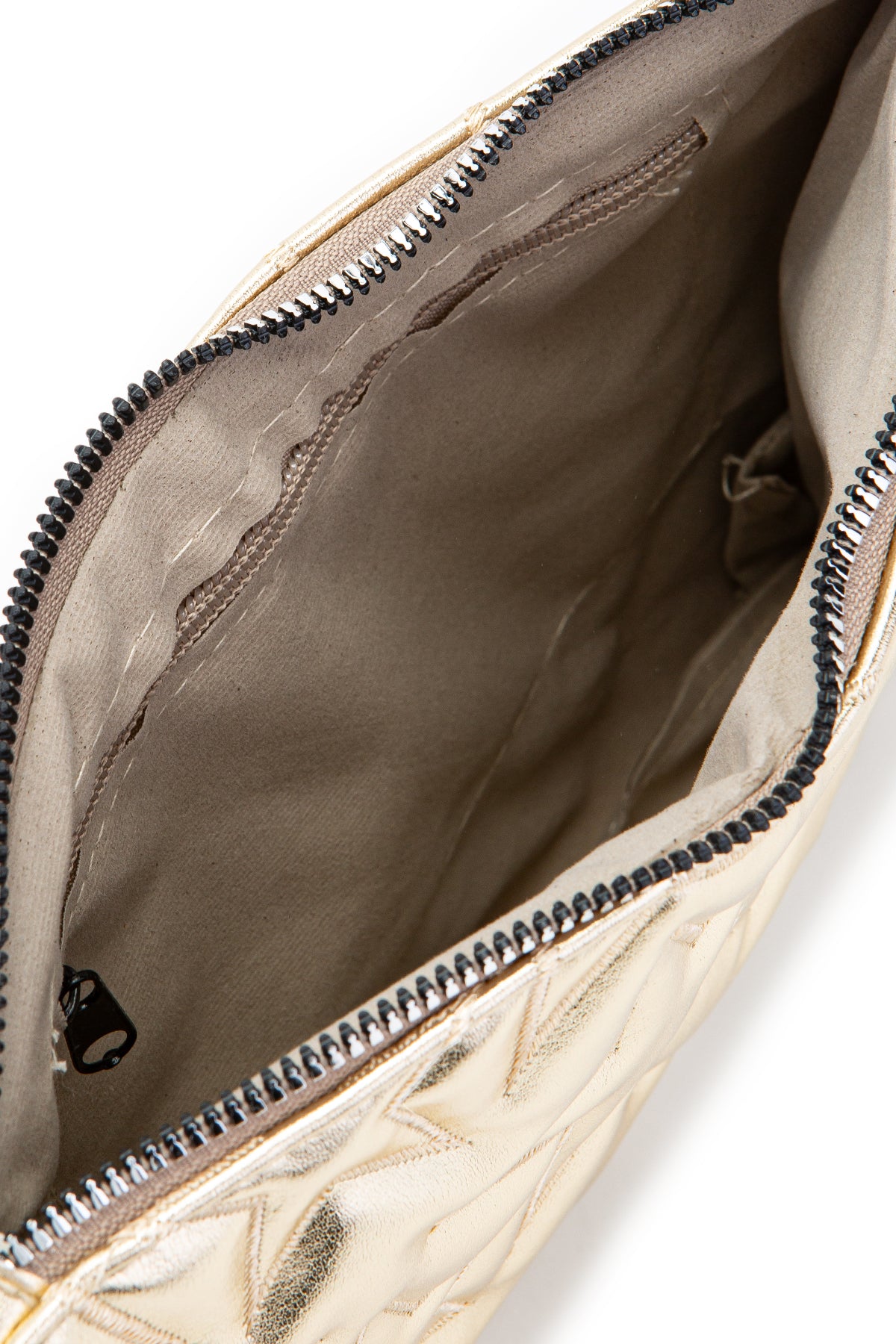 Yıldız Dikişli Clutch Star Kadın Çanta Gold Rugan