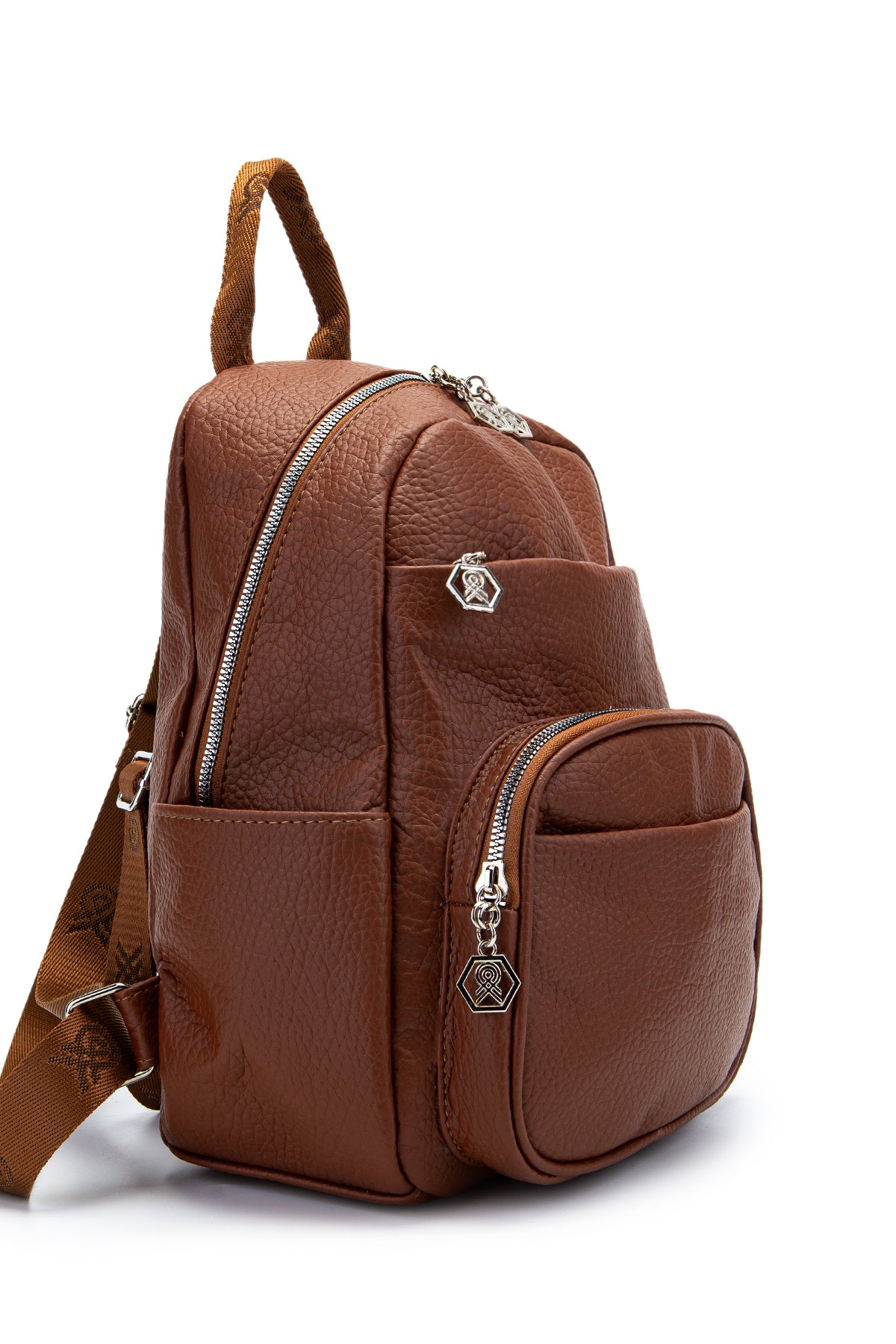 Çok Gözlü Holly Kadın Sırt Çanta Taba