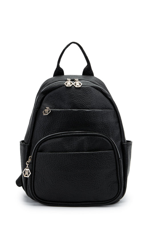 Çok Gözlü Holly Kadın Sırt Çanta Siyah