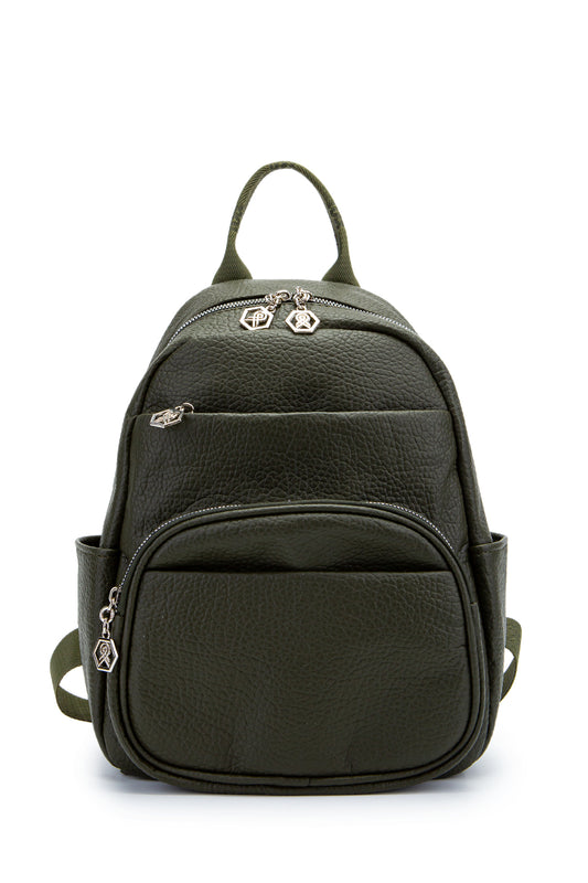 Çok Gözlü Holly Kadın Sırt Çanta Haki