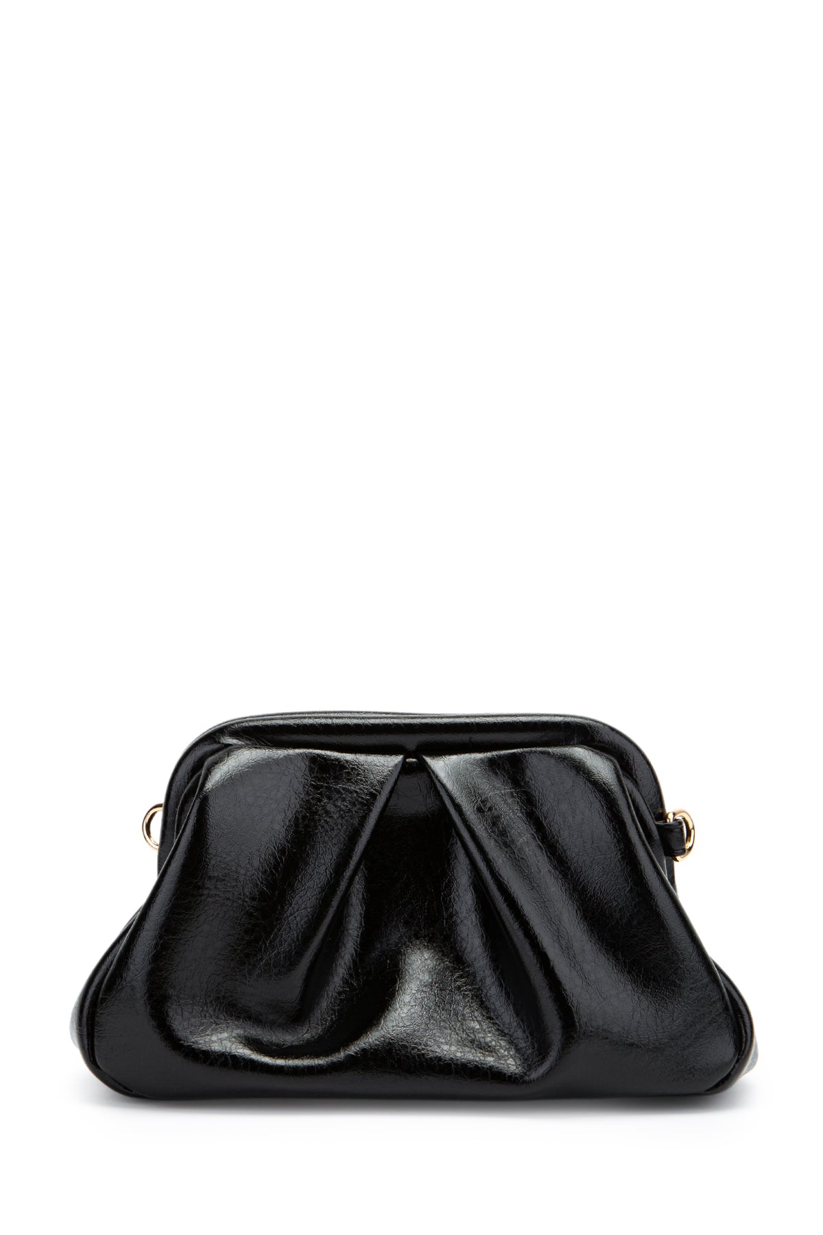 Clutch Form Uzun Askılı Degas Kadın Çapraz Çanta Siyah