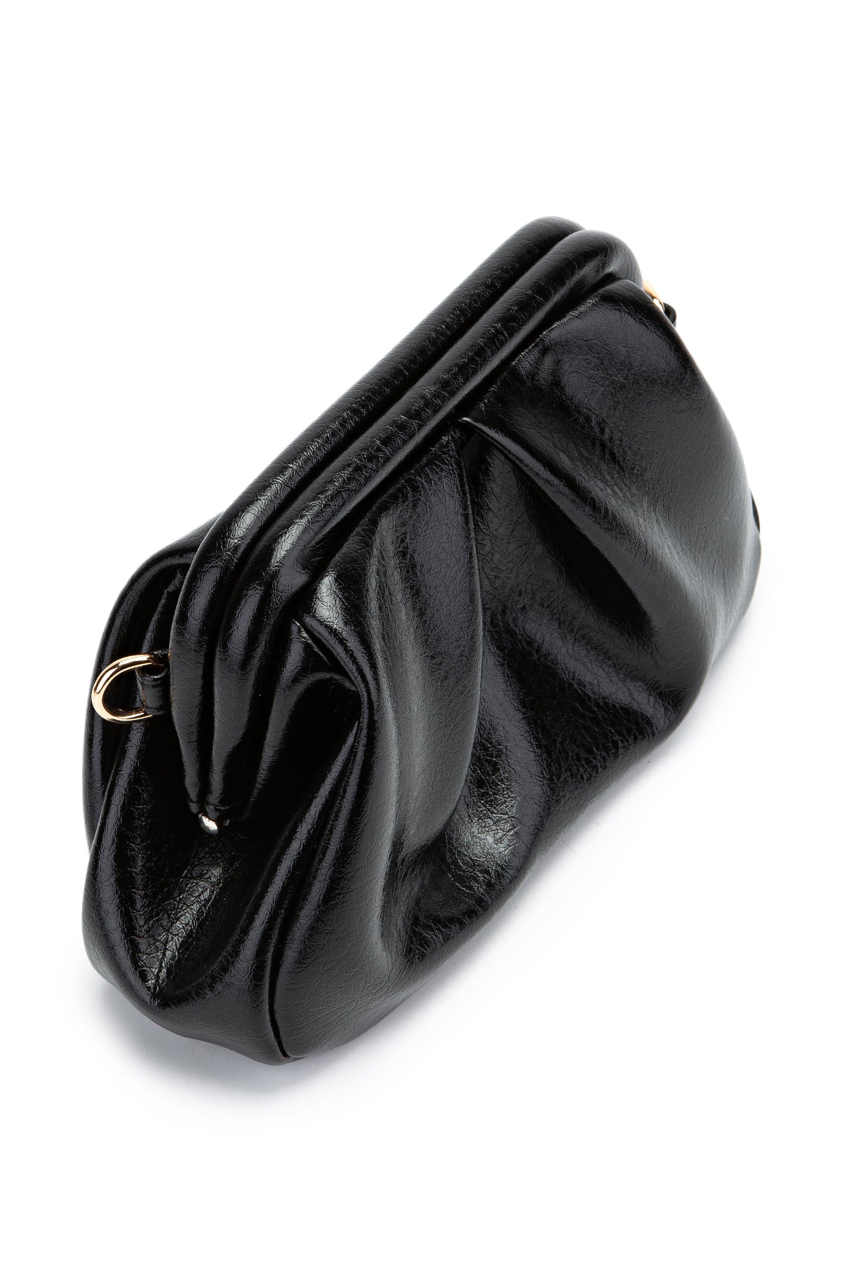 Clutch Form Uzun Askılı Degas Kadın Çapraz Çanta Siyah