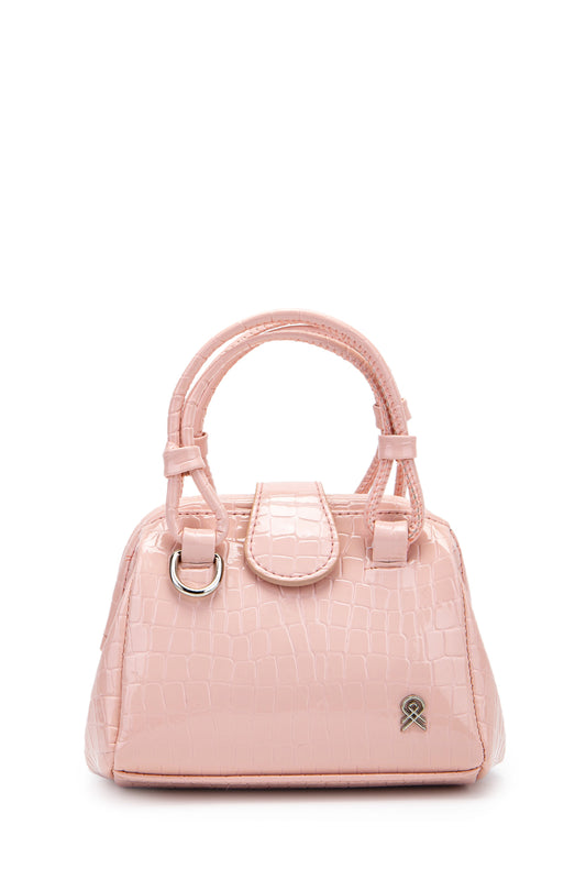 Mini Cluth Tokyo Kadın El Ve Çapraz Çanta Pudra