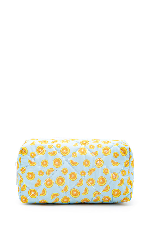 ZC263 Kumaş Kadın Makyaj Çanta Limon