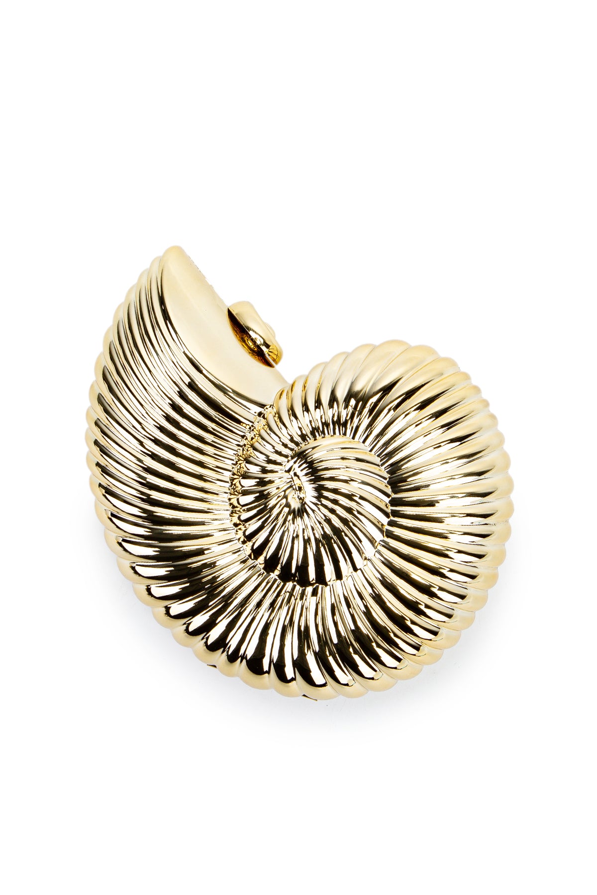 Spiral Model Kadın Abiye Çanta Sarmal Gold