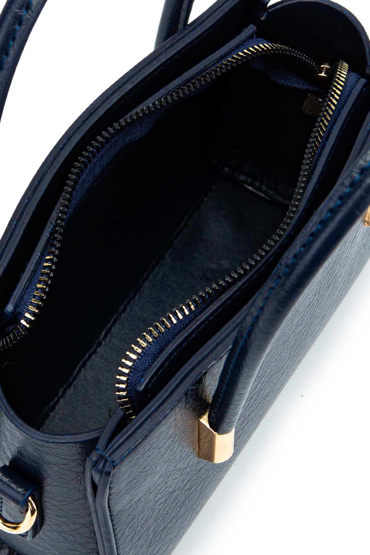 Gold Detay Sabit Askılı Kadın Çapraz Çanta Siena Lacivert