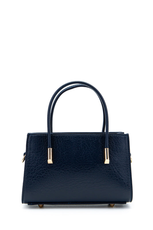 Gold Detay Sabit Askılı Kadın Çapraz Çanta Siena Lacivert