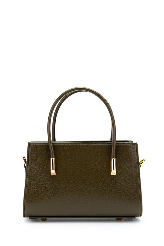 Gold Detay Sabit Askılı Kadın Çapraz Çanta Siena Haki