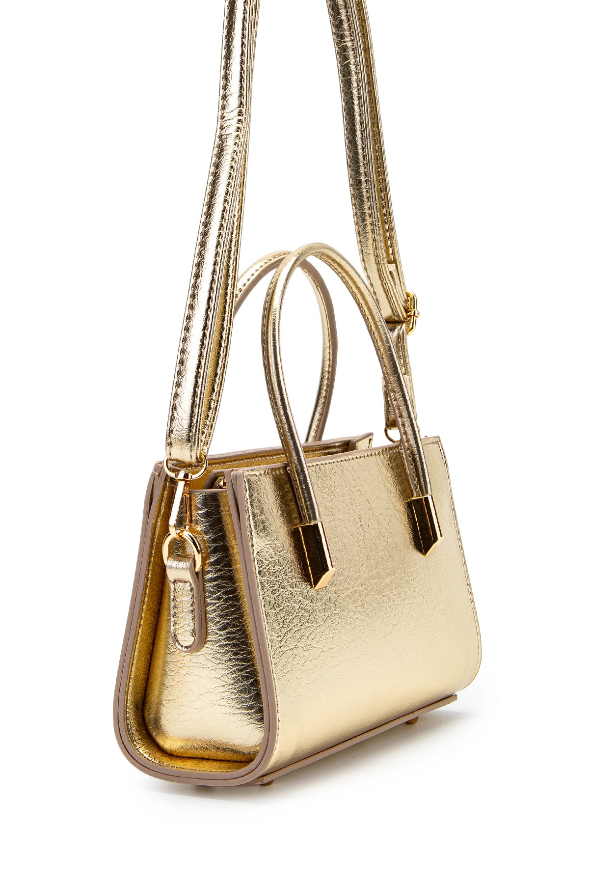 Gold Detay Sabit Askılı Kadın Çapraz Çanta Siena Gold