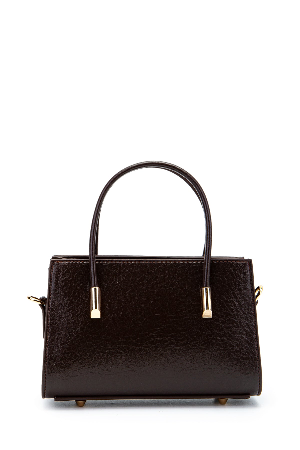 Gold Detay Sabit Askılı Kadın Çapraz Çanta Siena Kahverengi