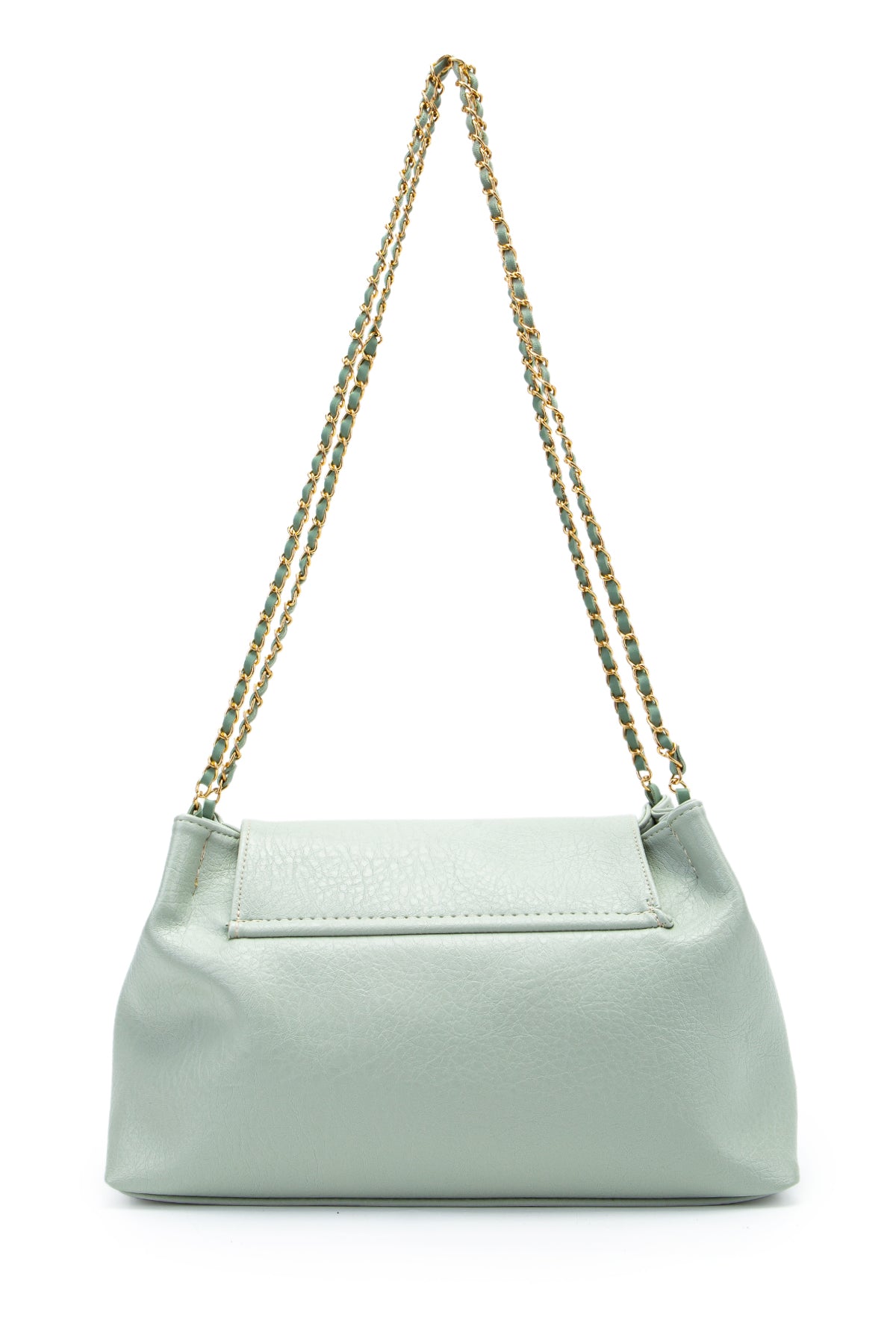 Kapaklı Zarif Tasarım Sarrah Kadın Omuz Çanta Mint Yeşil