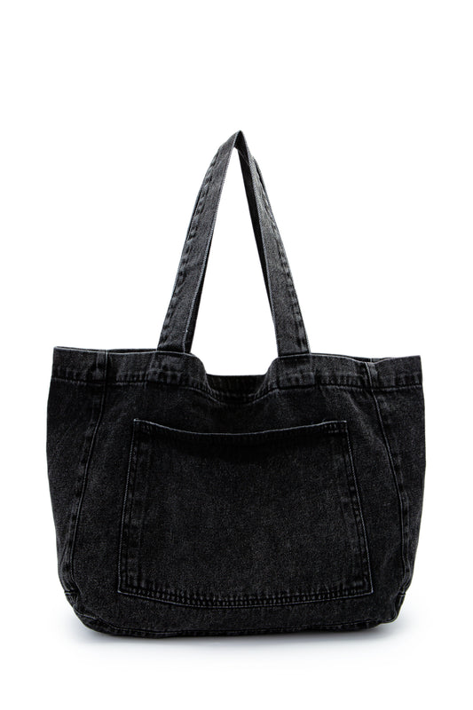 Cepli Salaş Kot Kadın Kol Çanta Gein Antrasit