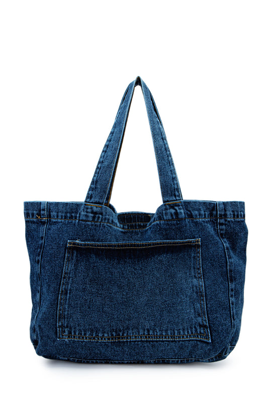 Cepli Salaş Kot Kadın Kol Çanta Gein Lacivert