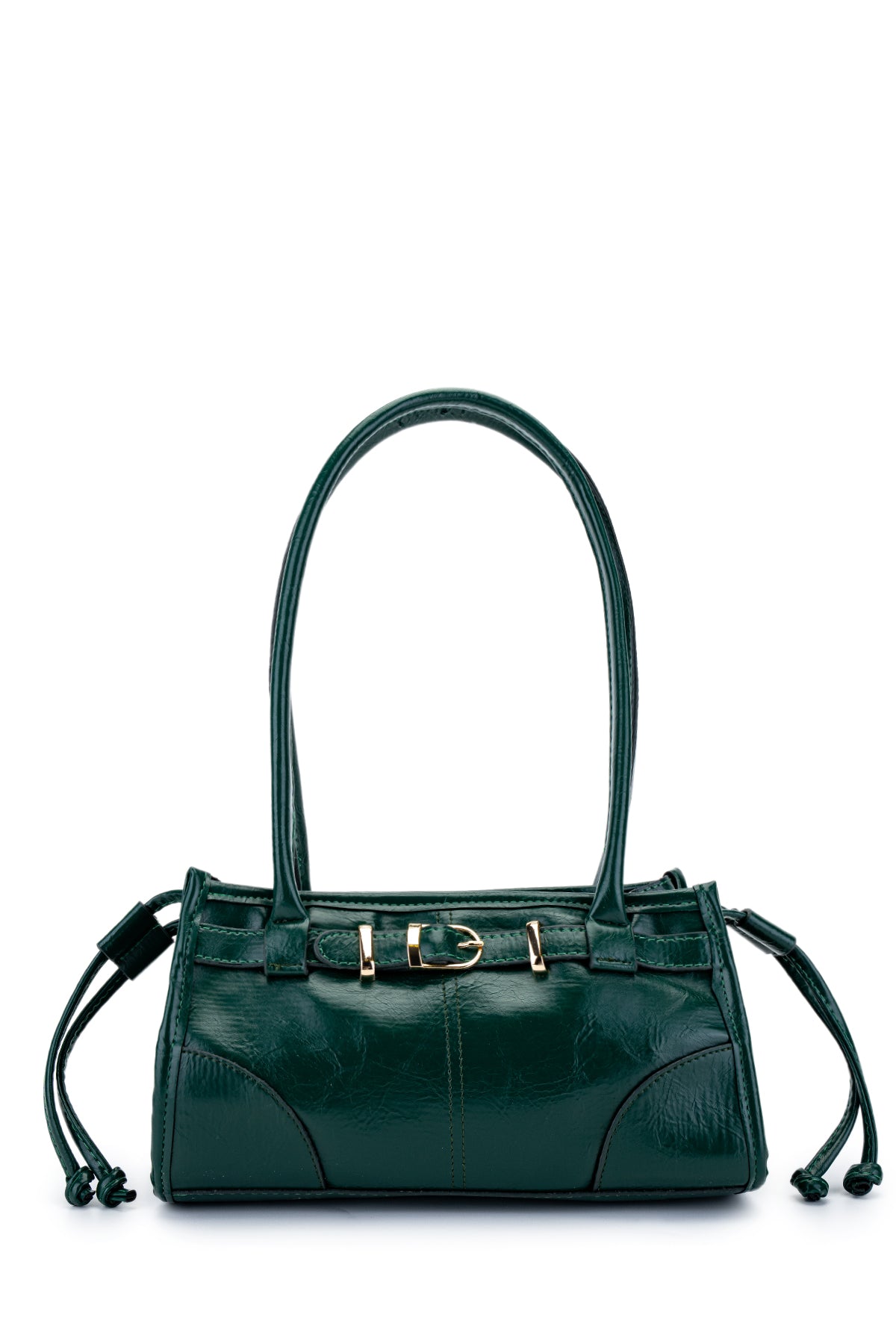 Kemer Detaylı Suni Kılçıllı Deri Kadın Kol Çanta Girls Yeşil